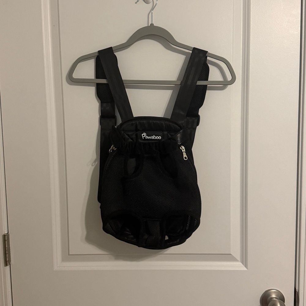 Pawaboo Black Dog Carrier Backpack